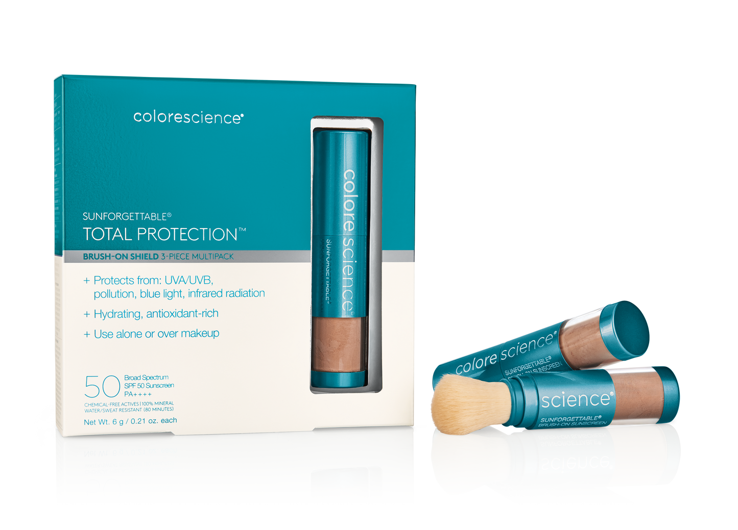 Colorescience | Sunforgettable Total Protection Brush-On Shield SPF 50 Multipack