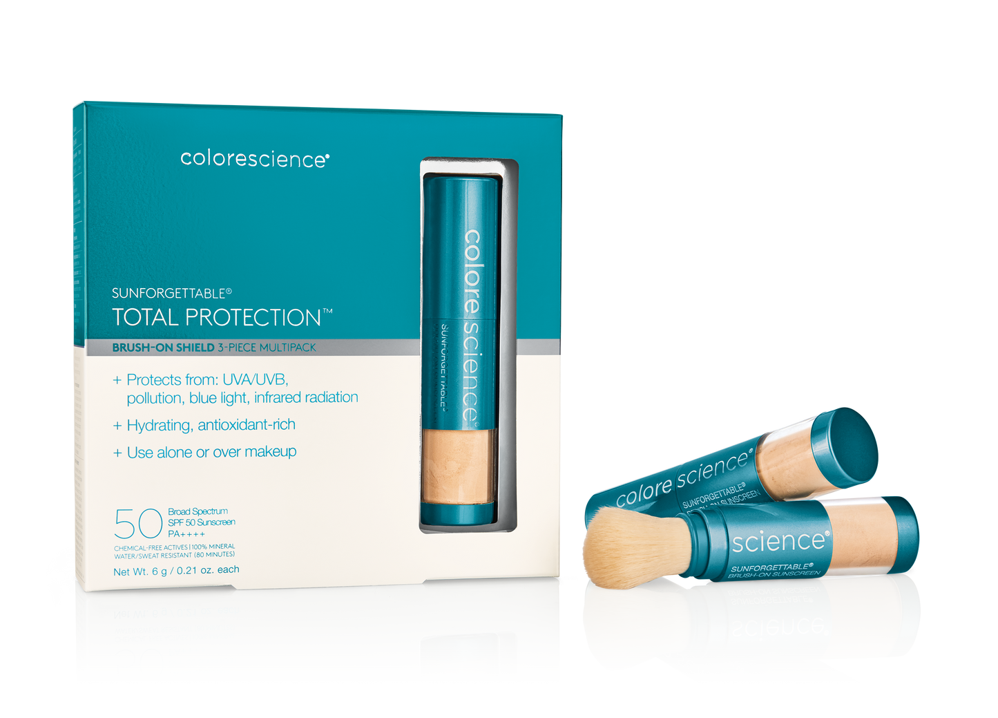 Colorescience | Sunforgettable Total Protection Brush-On Shield SPF 50 Multipack