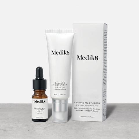Medik8 Balance Moisturiser & Glycolic Acid Activator - 10ml, 50ml